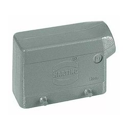 Ipari csatlakozó ház lengő dugó négyszögletes alumínium IP65 Han 16B-gs-M25 HARTING - 19300161521