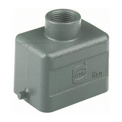 Ipari csatlakozó ház lengő dugó négyszögletes alumínium IP65 Han 6B-gg-13,5 HARTING - 09300061440