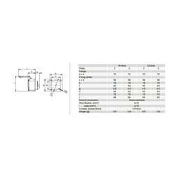 Ipari dugalj beépíthető 2P 16A 20-25V(50+60Hz) ibolya egyenes IP44 műanyag csavaros PCE - 362