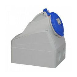 Ipari dugalj falra szerelhető 2P+E 32A 230V(50+60Hz) kék IP44 P17 Tempra PRO Dafr-322k06m LEGRAND - 555254