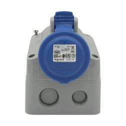 Ipari dugalj falra szerelhető 2P+E 16A 230V(50+60Hz) kék IP44 P17 Tempra PRO Dafr-162k06m LEGRAND - 555154