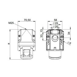 Ipari dugalj falra szerelhető 3P 16A 40-50V(50+60Hz) fehér IP44 műanyag 12h-pozíció csavaros PCE - 183-12