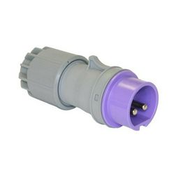 Ipari dugvilla lengő 2P 16A 20-25V(50+60Hz) ibolya IP44 műanyag csavaros Twist PCE - 062v