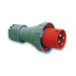 Ipari dugvilla lengő 3P+E 125A 400V(50+60Hz) piros IP67 műanyag csavaros Power Twist PCE - 044-6
