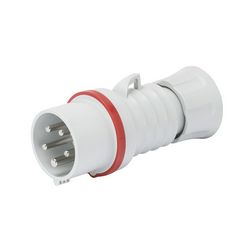 Ipari dugvilla lengő 3P+N+E 16A 380-415V(50+60Hz) piros IP44 műanyag csavaros IEC309HP GEWISS - GW60009H