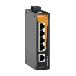 Ipari switch 1Gbps 24VDC DIN sín Ethernet 5x10/100Mbps RJ45 port IP30 IE-SW-BL05-5TX Weidmüller - 1240840000