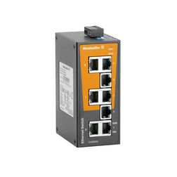 Ipari switch 1,6Gbps 24VDC DIN sín Ethernet 8x10/100Mbps RJ45 port IP30 IE-SW-BL08-8TX Weidmüller - 1240900000