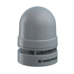 Jelzőkürt 24V AC/DC 0.4A 95dB szürke-ház műanyag IP66 WERMA - 16070075