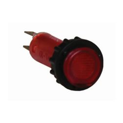 Jelzőlámpa kompakt műa. d10 1x piros 250V AC kerek lapos fényforrással L-10/230 VA Elektronika - 3811