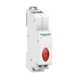 Sorolható jelzőlámpa LED 400V AC 0.5W piros 1M Acti9 iIL Schneider - A9E18327