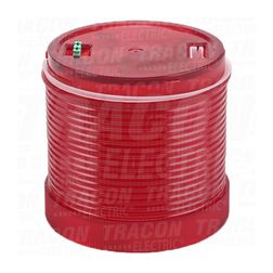 Jelzőoszlop-világítómodul folyamatos/villogó piros 24V/AC50Hz 24V/DC LED IP65 70mm TRACON - NYG3-7024R