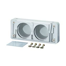Kábelbevezető zárófedél lépcsős 2x30-72mm IP54 műanyag szürke MiFP82 ENYMETER Hensel - 2000319