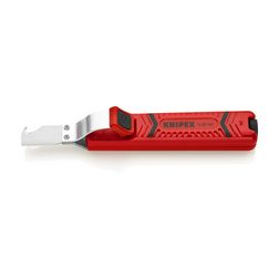 Kábelcsupaszító szikével 8-28mm hosszvágó körvágó spirálvágó KNIPEX - 1620165SB