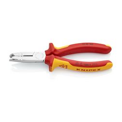 Kábelköpeny eltávolító fogó 61HRC vágás 2,2/3,2mm csupaszolás 0.75-2.5mm körvágó KNIPEX - 1346165