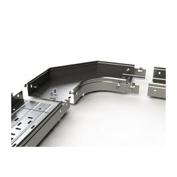 Kábeltálca 90° idom 100mm x 60mm-mag. 90° szalaghorganyzott acél CPERC 100x60  GS BASOR - 201344