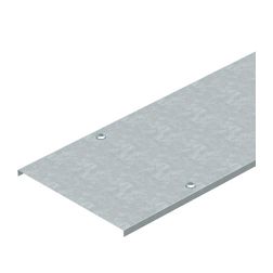 Kábeltálca fedél 100mm-sz 3000mm szalaghorganyzott fordítóreteszes DRL 100 FS OBO-BETTERMANN - 6052096