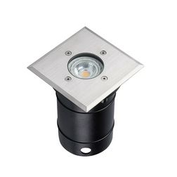 LED taposólámpa nemesacél kültéri PAR16LED/GU10-hez négyzetes 1x 10W 220-240V BERG DL-10L KANLUX - 07173