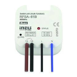 RF kapcsolóaktor 6funkció iNELS 868MHz 200m 1x 16A/ 230-250V 4000W süllyesztett RFSA-61B Elko EP - 4995