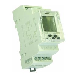 Kapcsolóóra sorolható digitális LCD órás napi heti 2csat. váltó 16A 2M SHT-1/2/230V Elko EP - 3040