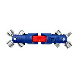 Kapcsolószekrény kulcs multifunkciós 8profil dupla keresztkulcs  JointKey Quadro KNIPEX - 001106V04