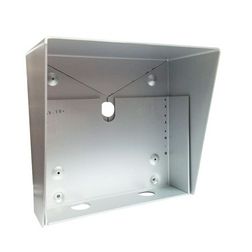 Kaputábla esővédő keret 2-soros táblához 4-10 gomb 2-egység falonkívüli alumínium 925 URMET - 725/721