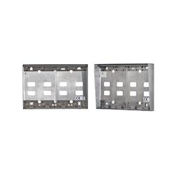 Kaputábla falonkívüli ház esővédővel 4-soros táblához 4-egység falonkívüli nemesacél Matibus MIWI - 5025/OPD4