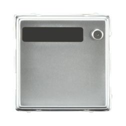 Kaputábla hívómodul 1-gomb IP42 süllyesztett téglalap alumínium nemesacél Sinthesi S2 URMET - 1148/11