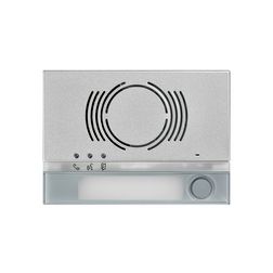 Kaputábla modul előlap audió 1-gombos 1083/38-hoz falonkívüli műanyag szürke Alpha URMET - 1168/131G