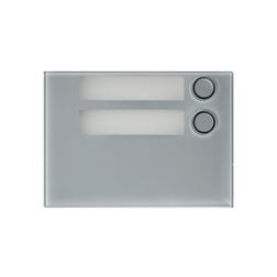 Kaputábla modul előlap audió 2-gombos falonkívüli műanyag szürke Alpha URMET - 1168/12G