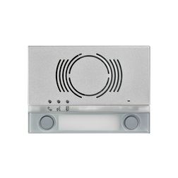 Kaputábla modul előlap audió 2-gombos 1083/38-hoz falonkívüli műanyag szürke Alpha URMET - 1168/132G