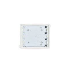 Kaputábla nyomógomb alapmodul 4-gomb süllyesztett téglalap műanyag fehér Alpha URMET - 1168/4