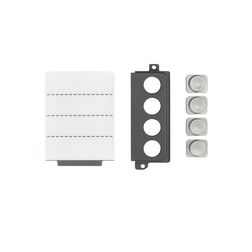 Kaputábla nyomógomb bővítő 4-lakás 1736-hoz bővítő 2-erű URMET - 1736/104
