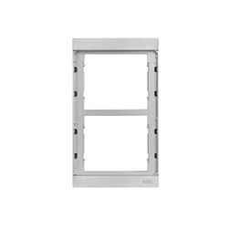 Kaputábla szerelőkeret sülllyesztett 2-egység süllyesztett alumínium szürke Alpha URMET - 1168/62