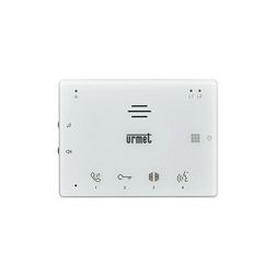 Kaputelefon audio lakáskészülék 2-vez. 1730-készletekhez falonkívüli fehér URMET - 1736/2