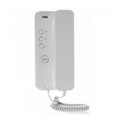 Kaputelefon audio lakáskészülék 1+n 3gomb falonkívüli fehér világítás/ajtónyitó Miro URMET - 1150/35