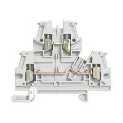 Kétszintes sorkapocs TS35 2-szint 24A 0.25-2.5mm2/érvéghüvely szürke csavaros Viking3 LEGRAND - 037167
