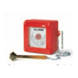 Tűzvédelmi kézi jelzésadó falonkívüli kalapáccsal IP55 tűzriasztó (piros) műanyag piros IP55 ABB - M131800000