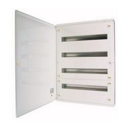 Kiselosztó PE/N-sínnel acél 6x 33M falonkívüli fehér IP30 teli ajtó BF-O-6/198-C EATON - 103093