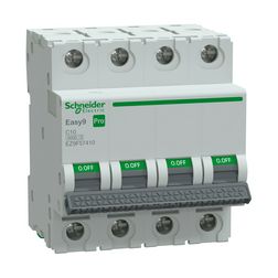 Kismegszakító 10A 4P C-jelleg 415V AC 6kA/60898 Easy9 Pro Schneider - EZ9F57410