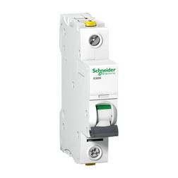 Kismegszakító 1P 10A B-jelleg 230V AC/DC 6kA/60898 10kA/60947 Acti9 iC60N Schneider - A9F03110