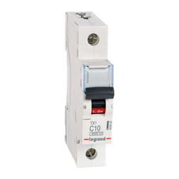 Kismegszakító 1P 10A C-jelleg 230V AC 6kA/60898 TX3 LEGRAND - 403432