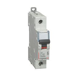 Kismegszakító 1P 16A C-jelleg 230V AC 10kA/60898 16kA/60947 DX3 LEGRAND - 409114