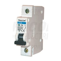 Kismegszakító 1P 20A B-jelleg 230V AC 6kA/60898 TDZ TRACON - TDZ-1B-20