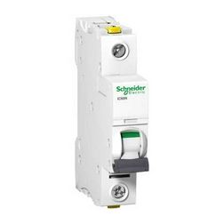 Kismegszakító 1P 25A B-jelleg 230V AC/DC 6kA/60898 10kA/60947 Acti9 iC60N Schneider - A9F03125
