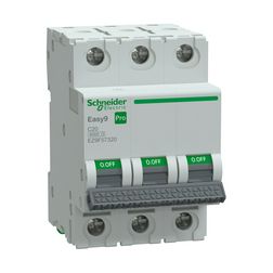 Kismegszakító 20A 3P C-jelleg 415V AC 6kA/60898 Easy9 Pro Schneider - EZ9F57320