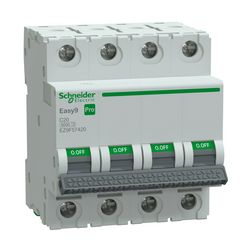 Kismegszakító 20A 4P C-jelleg 415V AC 6kA/60898 Easy9 Pro Schneider - EZ9F57420