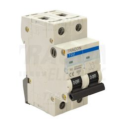 Kismegszakító 2P 10A C-jelleg 400V AC 6kA/60898 TDZ TRACON - TDZ-2C-10