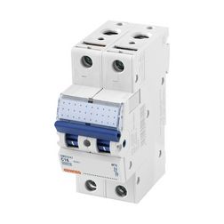 Kismegszakító 2P 20A C-jelleg 400V AC 6kA/60898 6kA/60947 2M MT6 GEWISS - GWD2048