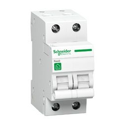 Kismegszakító 2P 6A C-jelleg 230V AC 4.5kA/60898 Resi9 F Schneider - R9F14206