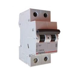 Kismegszakító 2P 6A C-jelleg 400V AC 6kA/60898 6kA/60947 RX3 LEGRAND - 419221